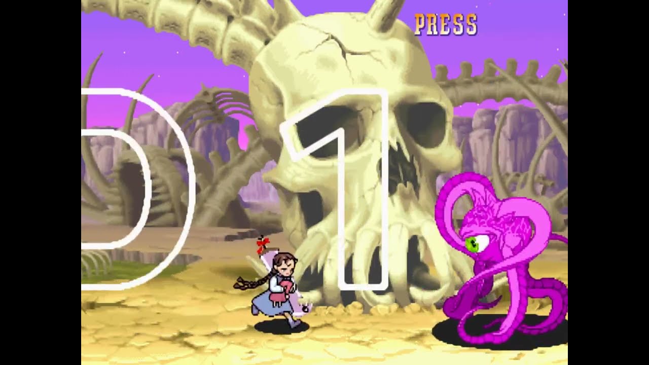 Marvel Super Heroes (PS1) Playthrough - Anita - Hardest Difficulty - No Round Loss