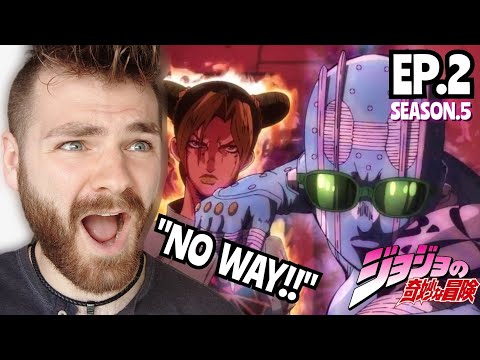 MONSTER IN THE PRISON!!! | JOJO'S BIZARRE ADVENTURE *PART 6* EPISODE 2 | (S5 EP:2) REACTION!
