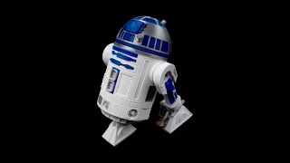 R2-D2 with color parts, STL model for 3D printing