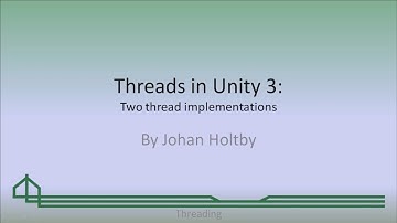 Threads in Unity 3