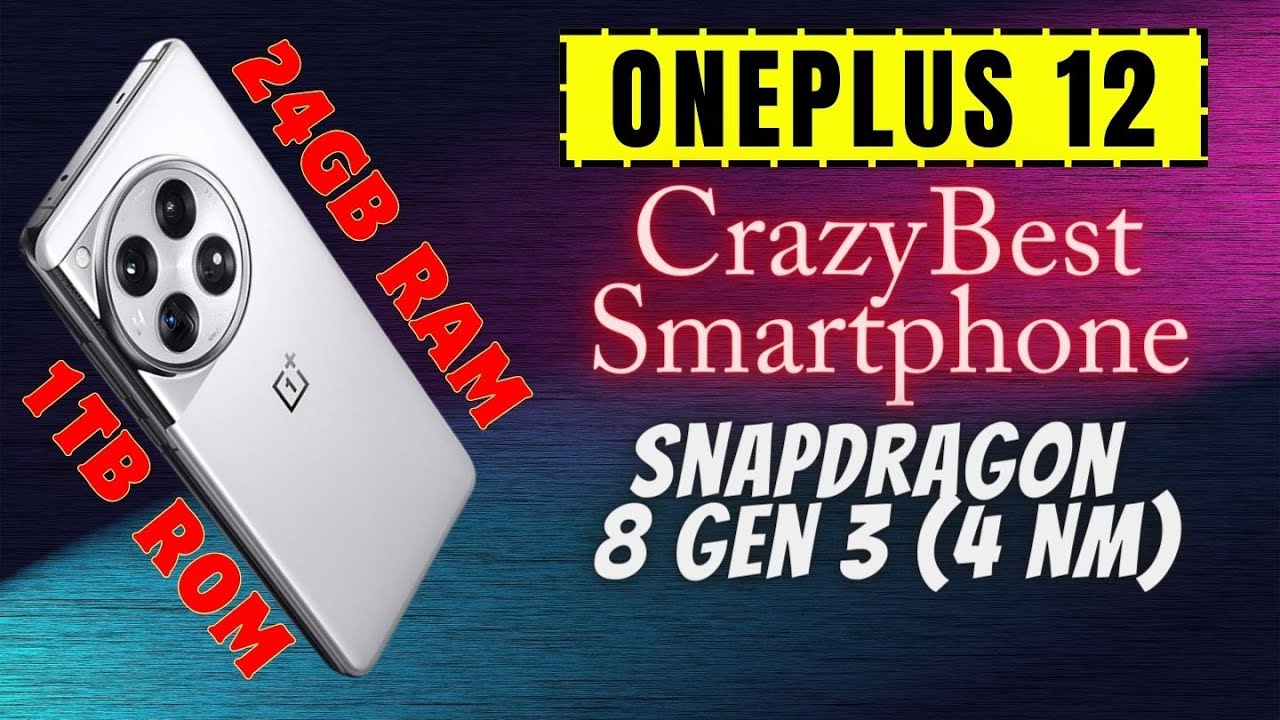 OnePlus 12 - 24GB/1TB - Snapdragon 8Gen3