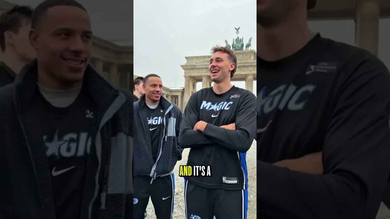 Orlando Magic visit Brandenburg Gate in Berlin! 🇩🇪