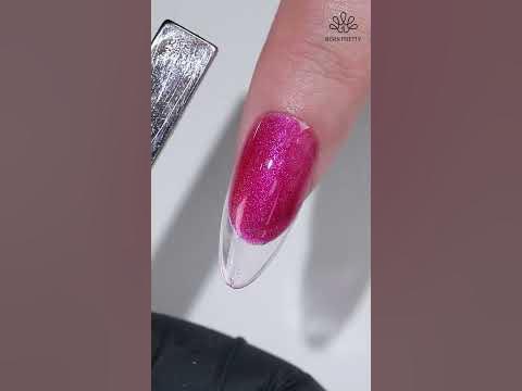 Hollow French Cat Eye Nails| BORN PRETTY - YouTube