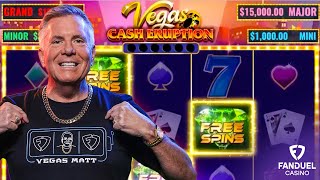 Vegas Matt Plays Vegas Cash Eruption! (from Atlantic City)