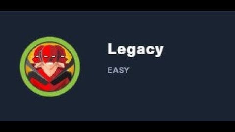 Legacy - TJ Null OSCP prep - Hack The Box Live Solve