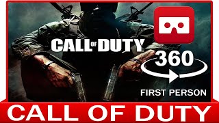 360° VR VIDEO - CALL of DUTY - Gameplay -  Imitation  Game- First Person - VIRTUAL REALITY 3D
