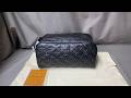 LV Dopp Kit Monogram Shadow M14843 Review From Supkicks