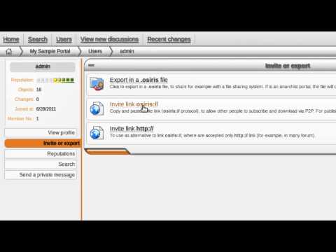 Osiris SPS - Tutorial - Share a portal