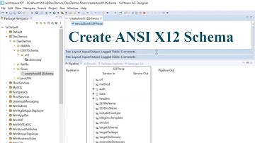 Create ANSI X12 Schema in Software AG webMethods | EDI Schema