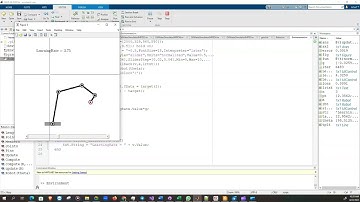 Robot control using Gradient Descent method in MATLAB