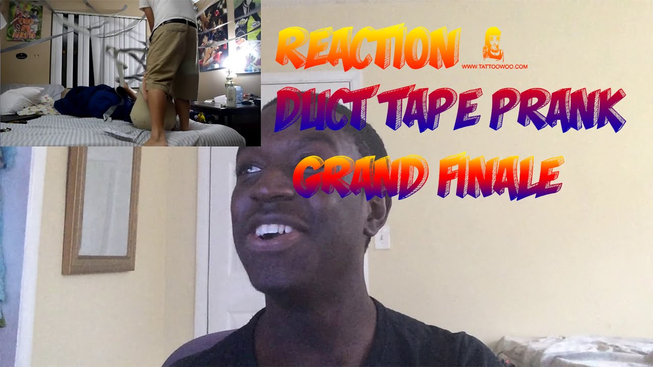DUCT TAPE PRANK ON GIRLFRIEND GRAND FINALE! ITS A DUCT TAPE WORLD