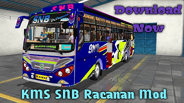 KMS SNB Ravanan Mod || Bus Simulator Indonesia Mod