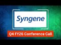Syngene International Q4 FY26 Concall: Management on ₹1.25 Dividend and FY27 Biologics Transition