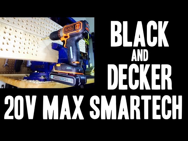 Black + Decker SMARTECH 20v MAX 3/8 Drill/Driver Kit