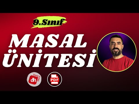 9.SINIF EDEBİYAT MASAL FABL ÜNİTESİ 2024 📌 9.Sınıf Masal Full Tekrar PDF / Deniz Hoca