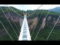 World's Longest, Highest Glass Bottomed Bridge Opens in China