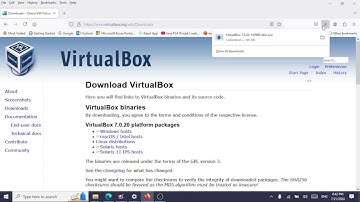 How to install Oracle VM Virtualbox 7.0 on Windows