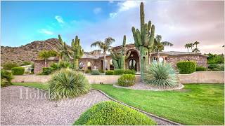 Amazing vacation rental in scottsdale, arizona with 8 bedrooms, 6.5
bathrooms, 5 bedrooms have a private bath! great views and location,
guest house included!