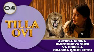 Tilla Ovi 2-mavsum 4-son AKTRISA NIGINA UMIDJONOVA SHER VA GORILLA ORASIDA QOLIB KETDI (02.03.2024)