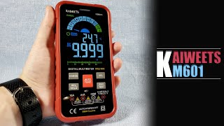 Мультиметр KAIWEETS KM601 на 9999 отсчетов с огромным дисплеем