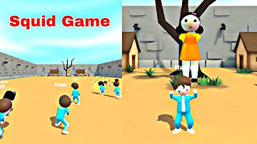 Squid Game 3D 🎮🤐 All Levels Gameplay Trailer Android,iOS New Game Part 1