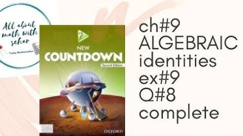 Chapter 9 exercise 9 question 8 class 7th new countdown second edition