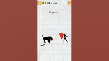 DRAW TO SAVE HIM FROM BULL LEVEL 76, 77, 78 #shorts #draw2save #shortsfeed
