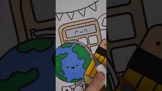 Back to school coloring 📚✏️✂️📐 screenshot 2