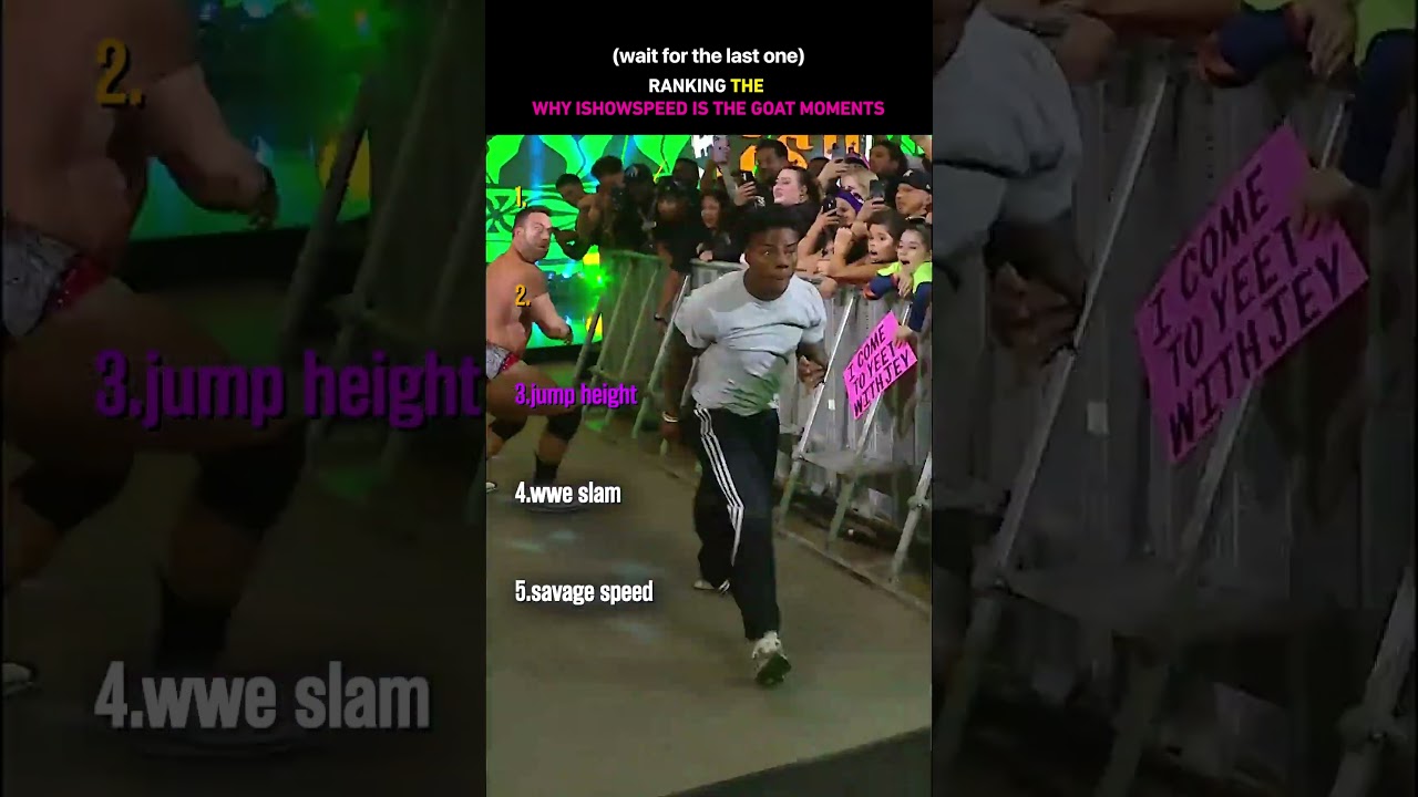Ranking Why Ishowspeed Is The GOAT Moments 💀🤨 (Wait for #1)