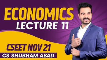 BUSINESS ECONOMICS LECTURE 11 | CSEET NOV 2021 | CS Shubham Abad