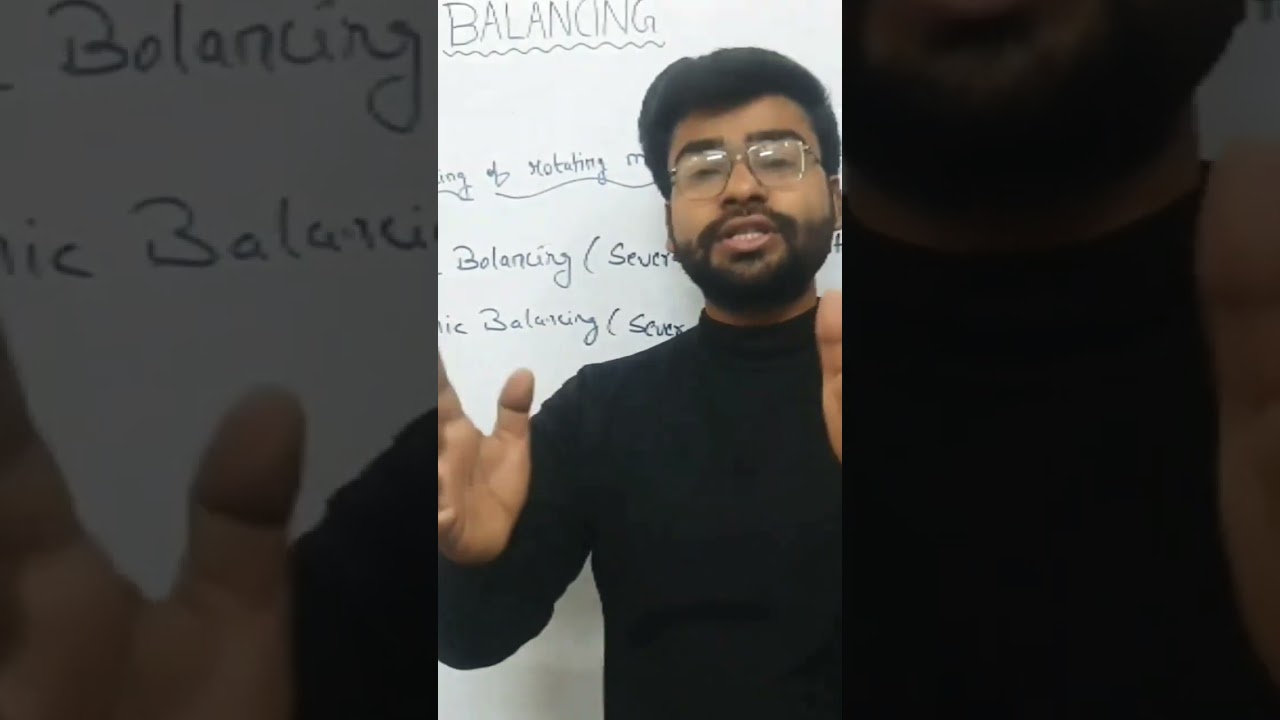Static balancing|By Faisal Sir
