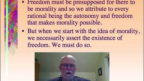 Ethics 2310, Kant GMM Section 3  (part 1 of 2)