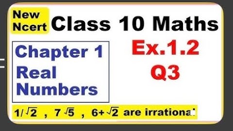 Class 10 Maths | Ex.1.2 Q3 | Chapter 1 | Real Numbers | New NCERT