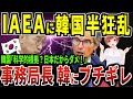 【IAEAに韓国 半狂乱！】【科学的根拠？関係ない！日本だからダメ！】韓国、IAEAに異常な嫌がらせ！デモ隊が空港包囲で軟禁！ 妨害工作に捏造報道！事務局長のブチギレ発言に感情大爆発！【犬館ゆり子】