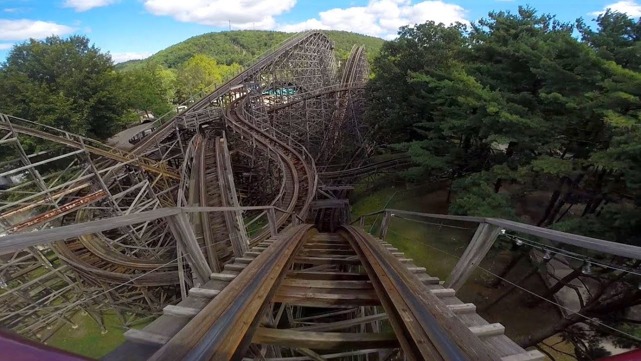 Twister Front Seat On Ride Hd Pov Knoebels Amusement Resort Youtube 