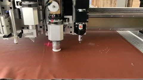 AKZ1625 Oscillating Knife cutting machine cut leather