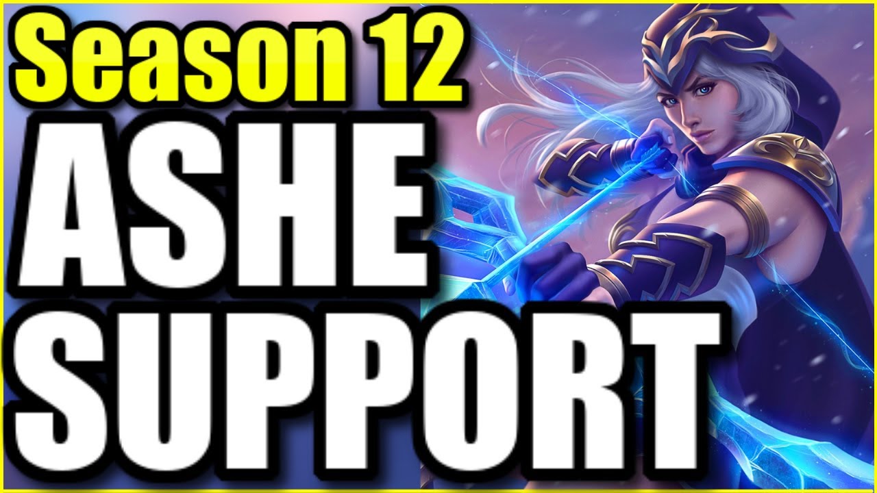 ASHE SUPPORT CAN CARRY ANY GAME WITH NO EFFORT IN SEASON 12 (4v5 GAME