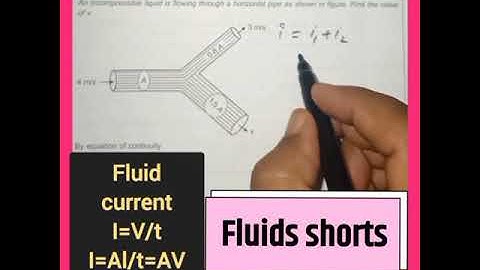 Equation of continuity short videos| #shorts #ytshorts