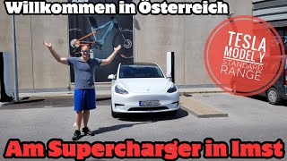 🥴 Klappt das? Mit Familie und dem Tesla Model Y Standard Range in den Kuz Urlaub