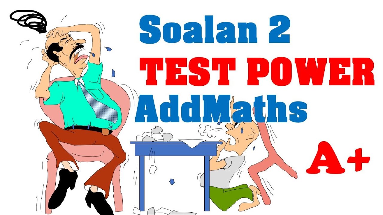 Soalan TEST POWER A+ Add Maths 2 ( Indeks dan Logaritma 