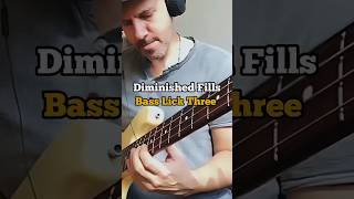 🎸 Jazz Up Your Bass: Inside-Out with Lick 3 - The Diminished Edge! #shorts