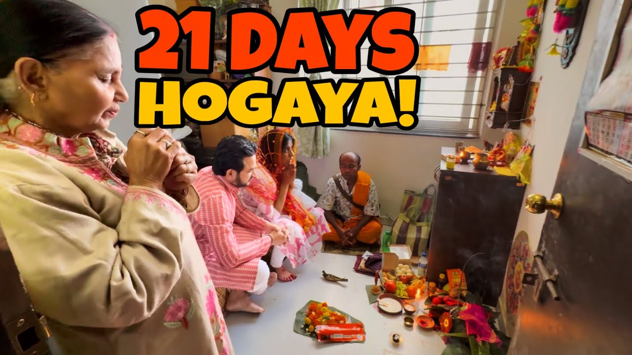 21 Days Hogaya, Aaj Ma Shashthi Puja 🙏🏻 Hai || #new #vlog #video 