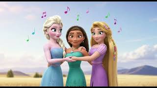 Elsa, Moana & Rapunzel Magical Disney Friendship Song