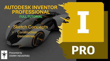 12 - Construction Geometry | Sketch Concepts | Autodesk Inventor Professional