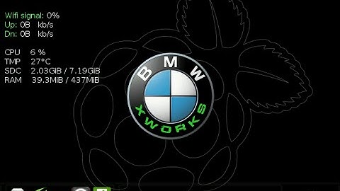 RPi setup with BMW boot Animation