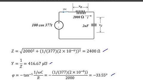 Module 2 Time domain Analysis of RC, & RLC AC Series Circuit Video