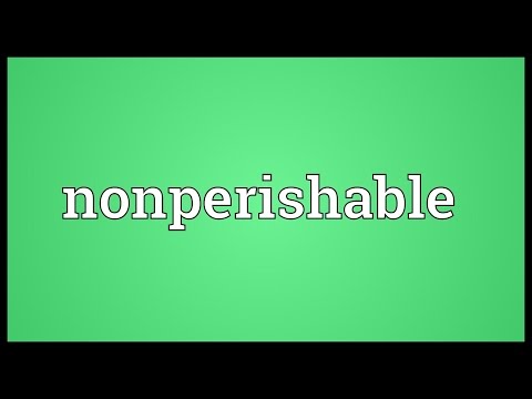 Header of nonperishable