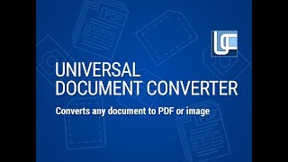 Universal Document Converter Overview screenshot 2