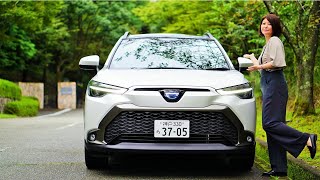 2022 New Toyota Corolla Cross Hybrid Review | White Color Exterior & Interior