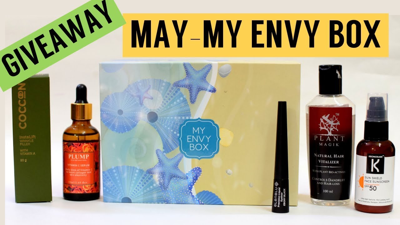 MAY- MY ENVY BOX REVIEW + GIVEAWAY | Ramsha Sultan
